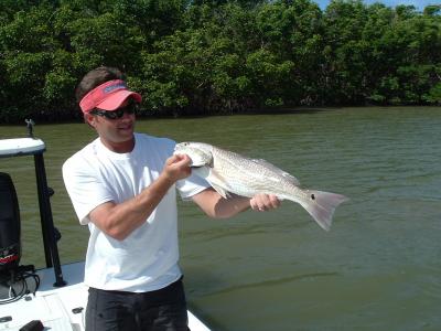 Darren with a nice red